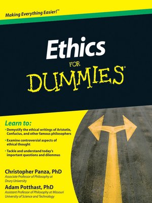 cover image of Ethics For Dummies